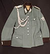 Polizei officer's walking out dress tunic with aiguillette